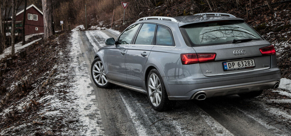 Bratt og dårlig føre er en lek med quattro. Bratt og dårlig føre er en lek med quattro.