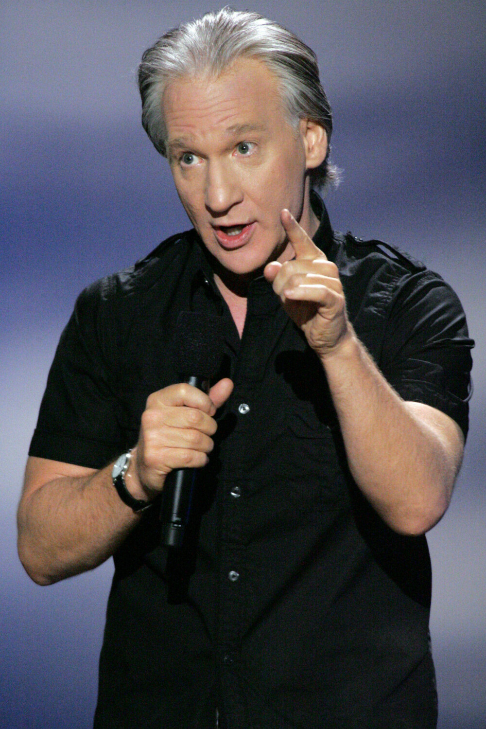 KOMMER TIL OSLO: Den amerikanske komikeren og satirikeren Bill Maher kommer til Oslo 27. mai. Her fra stand up-scenen i USA. KOMMER TIL OSLO: Den amerikanske komikeren og satirikeren Bill Maher kommer til Oslo 27. mai. Her fra stand up-scenen i USA.
