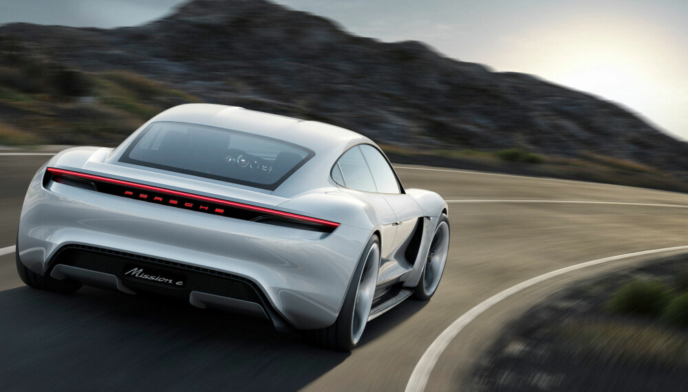 <b>NÆR HJERTET: </b>Porsche Taycan startet livet som Mission E. «Taycan» betyr noe slikt som «livlig unghest» og spiller på Porshes kjerneverdier og logo fra 1952. <b>NÆR HJERTET: </b>Porsche Taycan startet livet som Mission E. «Taycan» betyr noe slikt som «livlig unghest» og spiller på Porshes kjerneverdier og logo fra 1952.
