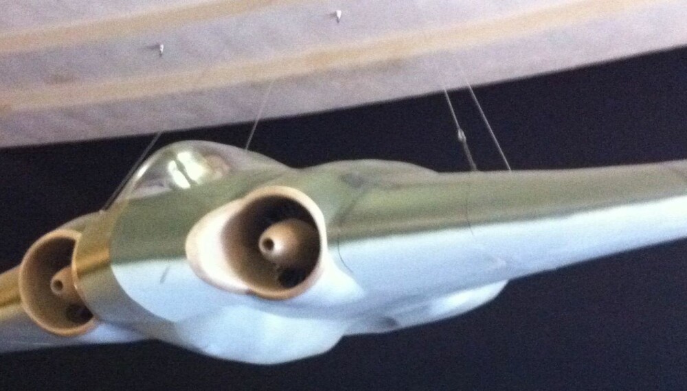 BYGDE MODELL: Northrop-Grumman bygde en tro kopi av Ho 229 for å sjekke flyets radarprofil. Kopien henger i dag på luftfartsmuseet i San Diego. BYGDE MODELL: Northrop-Grumman bygde en tro kopi av Ho 229 for å sjekke flyets radarprofil. Kopien henger i dag på luftfartsmuseet i San Diego.