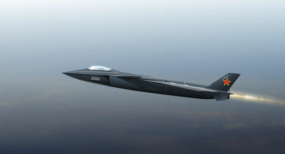 SVART ØRN: Det er ikke altfor mye vi vet om det kinesiske jagerflyet Chengdu J-20. Men vi vet at USA er bekymret. Bildet er en konseptskisse. SVART ØRN: Det er ikke altfor mye vi vet om det kinesiske jagerflyet Chengdu J-20. Men vi vet at USA er bekymret. Bildet er en konseptskisse.