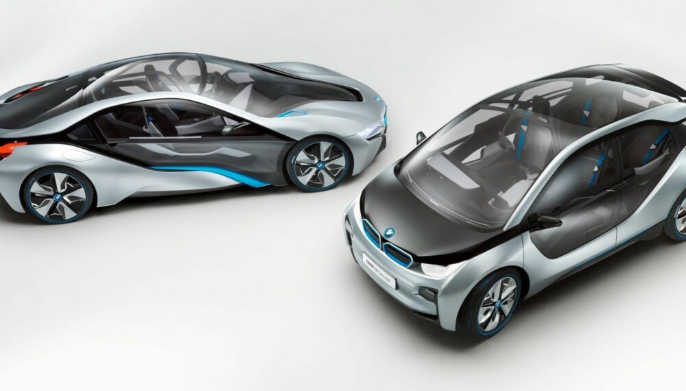 i3 og i8 var langt mer utfordrende i konseptutgaver - og er likevel en av bilene som har vært nærmest konseptbilen når den til slutt kom i butikk. i3 og i8 var langt mer utfordrende i konseptutgaver - og er likevel en av bilene som har vært nærmest konseptbilen når den til slutt kom i butikk.