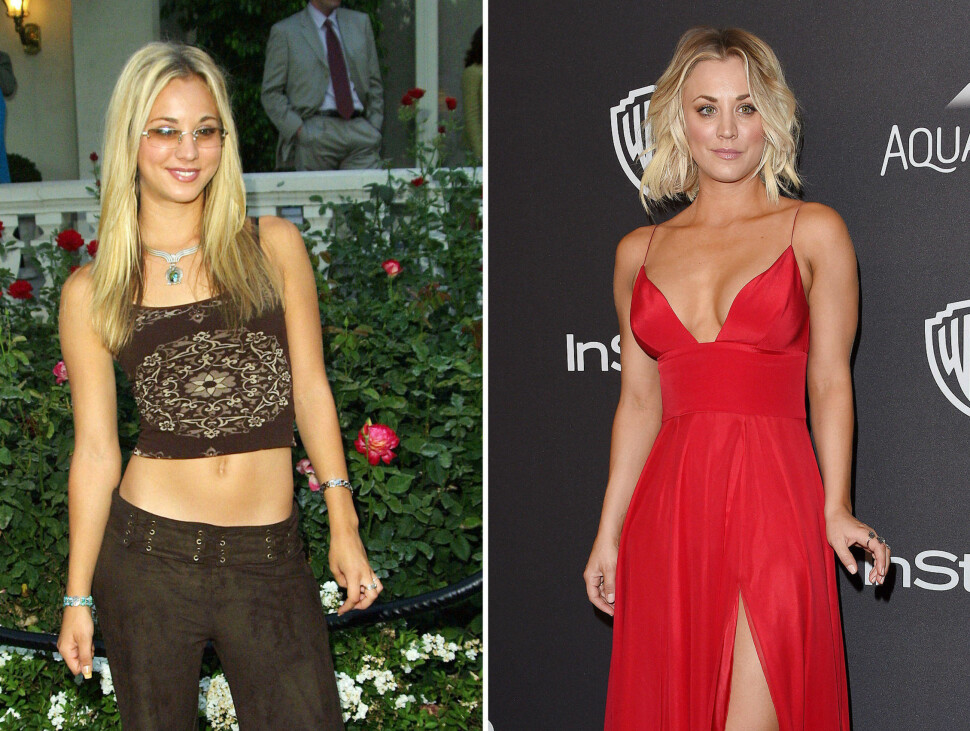 <b>FORANDRING:</b> Kaley Cuoco i 2002 (t.v.) og i 2016. <b>FORANDRING:</b> Kaley Cuoco i 2002 (t.v.) og i 2016.