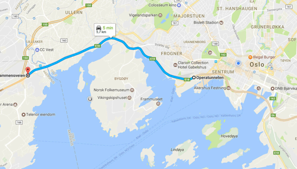 Hele denne strekningen ønsker byrådet i Oslo at skal gjøres om til bygate. Hele denne strekningen ønsker byrådet i Oslo at skal gjøres om til bygate.