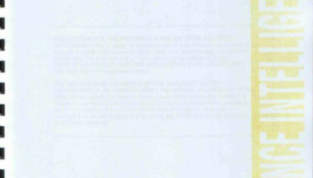 Rapporten som ble deklassifisert i 2006 utelukket ikke at noen observasjoner kunne være av hemmelige testprosjekter. Rapporten som ble deklassifisert i 2006 utelukket ikke at noen observasjoner kunne være av hemmelige testprosjekter.