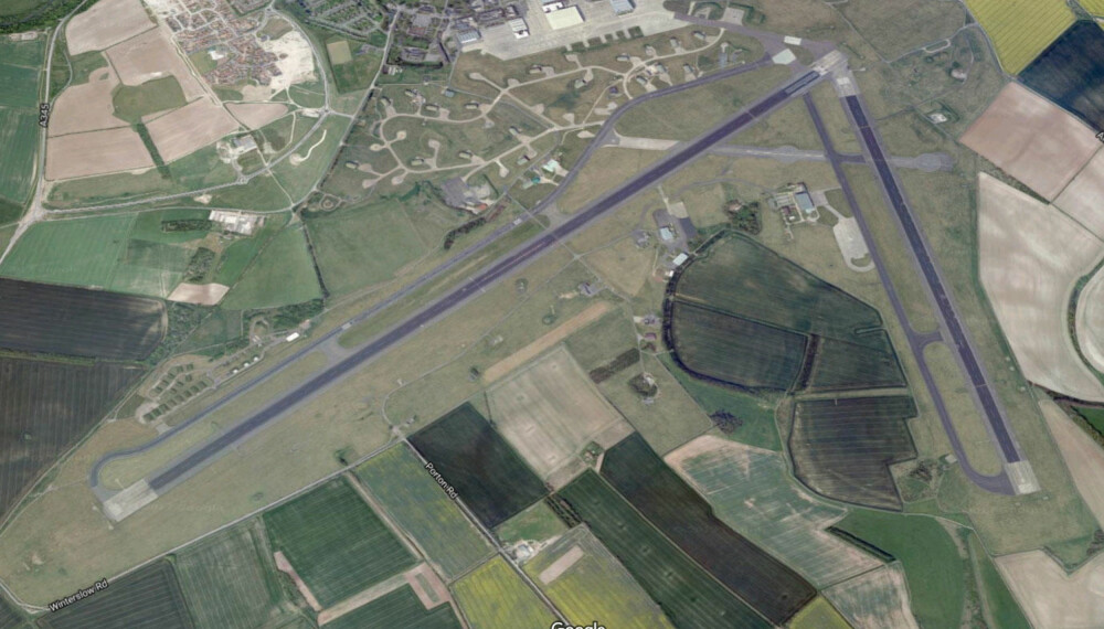RAF Boscombe Down, der et underlig havari fant sted i 1994. RAF Boscombe Down, der et underlig havari fant sted i 1994.