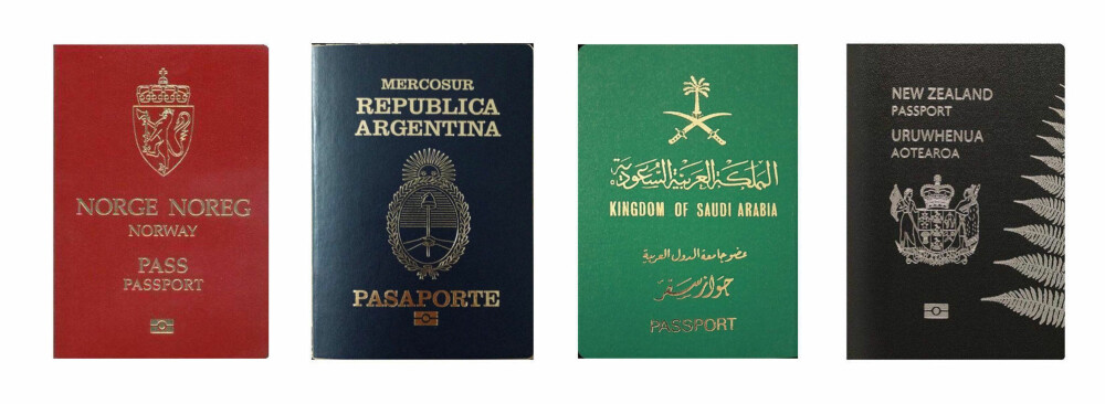 FARGE PÅ PASS: Et rødt pass signaliserer makt, folk flest har blå pass mens svart pass er verdens mest sjeldne. Og det er ikke tilfeldig at muslimske pass ofte er grønne ... FARGE PÅ PASS: Et rødt pass signaliserer makt, folk flest har blå pass mens svart pass er verdens mest sjeldne. Og det er ikke tilfeldig at muslimske pass ofte er grønne ...