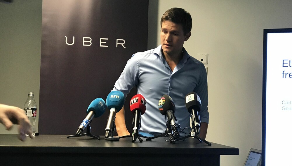 Endresen innkalte i forrige uke til et pressemøte der han forsøkte å presse norske myndigheter til å åpne for Uber. Endresen innkalte i forrige uke til et pressemøte der han forsøkte å presse norske myndigheter til å åpne for Uber.