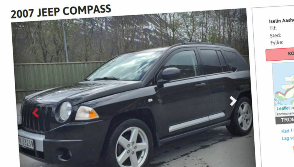 JEEP COMPASS: Våger du å være litt annerledes? Kjører du en Jeep Compass er svaret på det spørsmålet et ubetinget ja. JEEP COMPASS: Våger du å være litt annerledes? Kjører du en Jeep Compass er svaret på det spørsmålet et ubetinget ja.