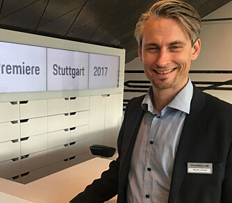 Administrerende direktør i Porsche Norge, Morten Scheel, gleder seg over responsen på den nye elbilen Mission E. Administrerende direktør i Porsche Norge, Morten Scheel, gleder seg over responsen på den nye elbilen Mission E.