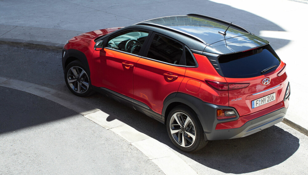 KOMPAKT SUV: Bagasjerommet i bensinversjonen av Hyundai Kona er på 361 liter. KOMPAKT SUV: Bagasjerommet i bensinversjonen av Hyundai Kona er på 361 liter.