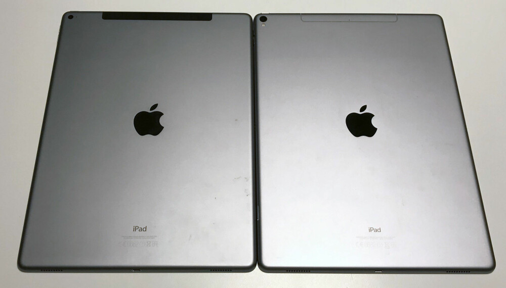 Nye iPad Pro har et nytt kamera. Det er egentlig den eneste vesentlige utvendige forskjellen på nettbrettene. Nye iPad Pro har et nytt kamera. Det er egentlig den eneste vesentlige utvendige forskjellen på nettbrettene.