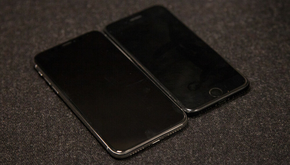 Det er ikke veldig stor forskjell på en iPhone X og 7. Før du skrur på skjermen. Det er ikke veldig stor forskjell på en iPhone X og 7. Før du skrur på skjermen.