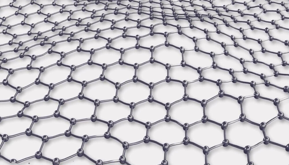 Grafén er et karbonmateriale som bare er ett atom tykt. Det beveger seg i bølger, som er helt nødvendig for at det skal kunne eksistere. Grafén er et karbonmateriale som bare er ett atom tykt. Det beveger seg i bølger, som er helt nødvendig for at det skal kunne eksistere.