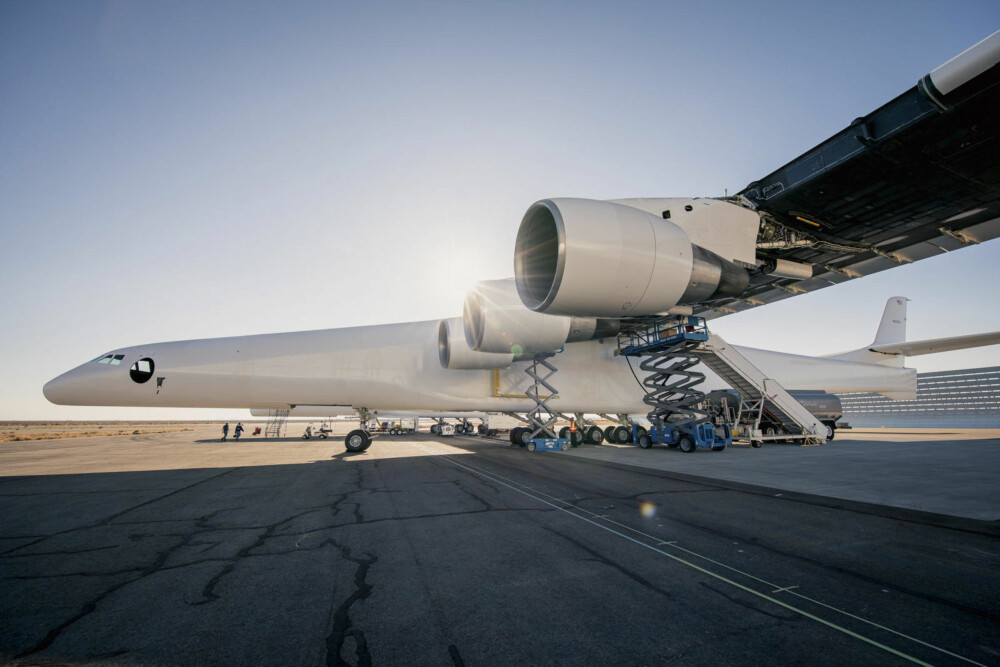 TESTFASE: Motorene ble nylig testet for første gang. Etter planen skal flyet skyte opp sin første satellitt i 2019. TESTFASE: Motorene ble nylig testet for første gang. Etter planen skal flyet skyte opp sin første satellitt i 2019.