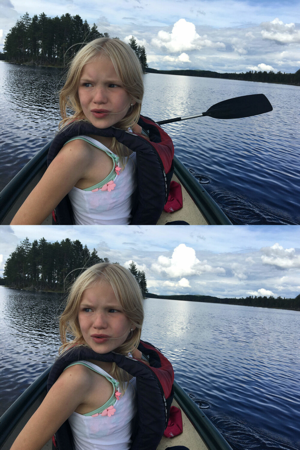 KRAFTEN I NYE IPAD: På et øyeblikk sørger appen Pixelmator med hjelp fra prosessoren i nye iPad å fjerne åren på dette bildet. Resultatet er imponerende bra. KRAFTEN I NYE IPAD: På et øyeblikk sørger appen Pixelmator med hjelp fra prosessoren i nye iPad å fjerne åren på dette bildet. Resultatet er imponerende bra.