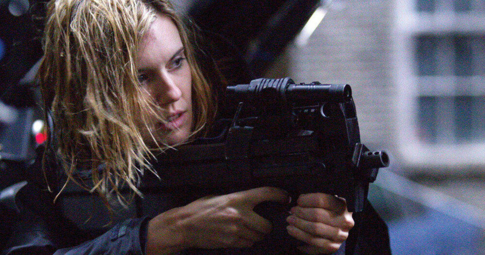 Maggie Grace har en av hovedrollene i The Hurricane Heist. Maggie Grace har en av hovedrollene i The Hurricane Heist.