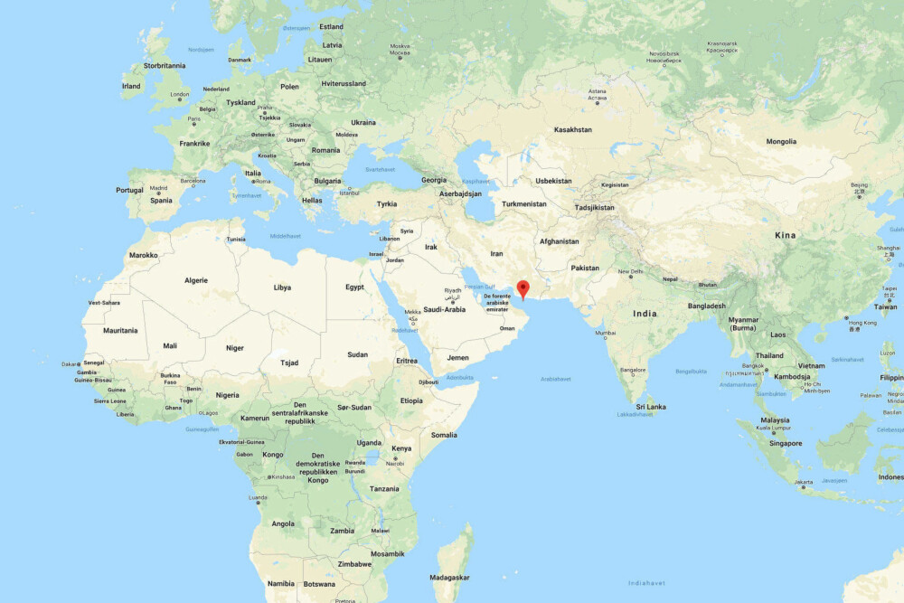 OMANBUKTA: Verdens største «dødssone» ligger i Omanbukta, nord for Oman på vei inn i Persiabukta. OMANBUKTA: Verdens største «dødssone» ligger i Omanbukta, nord for Oman på vei inn i Persiabukta.