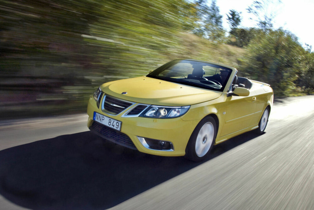 CAB: Saab 9-3 cabriolet kan absolutt være en fin sommer-skyss. CAB: Saab 9-3 cabriolet kan absolutt være en fin sommer-skyss.