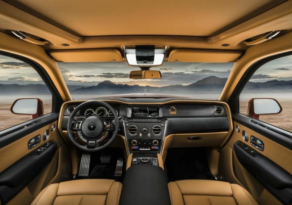 VILLMARKS-KOMFORT: I denne Rollsen er du klar for å krysse stepper og savanner. Foto: Rolls-Royce VILLMARKS-KOMFORT: I denne Rollsen er du klar for å krysse stepper og savanner. Foto: Rolls-Royce