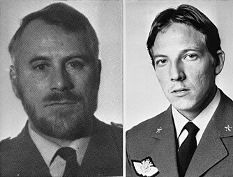 <b>BESETNINGEN:</b> Oberstløytnant Arne M. Holden (t.v.) og piloten, løytnant Asle G. Bjørkedal. <b>BESETNINGEN:</b> Oberstløytnant Arne M. Holden (t.v.) og piloten, løytnant Asle G. Bjørkedal.