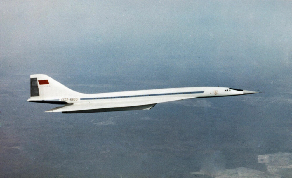 KATASTROFE: En prototype av Tu-144 i lufta 1. februar 1969. Fire år senere eksploderte flyet i luften under en flyoppvisning i Paris. KATASTROFE: En prototype av Tu-144 i lufta 1. februar 1969. Fire år senere eksploderte flyet i luften under en flyoppvisning i Paris.