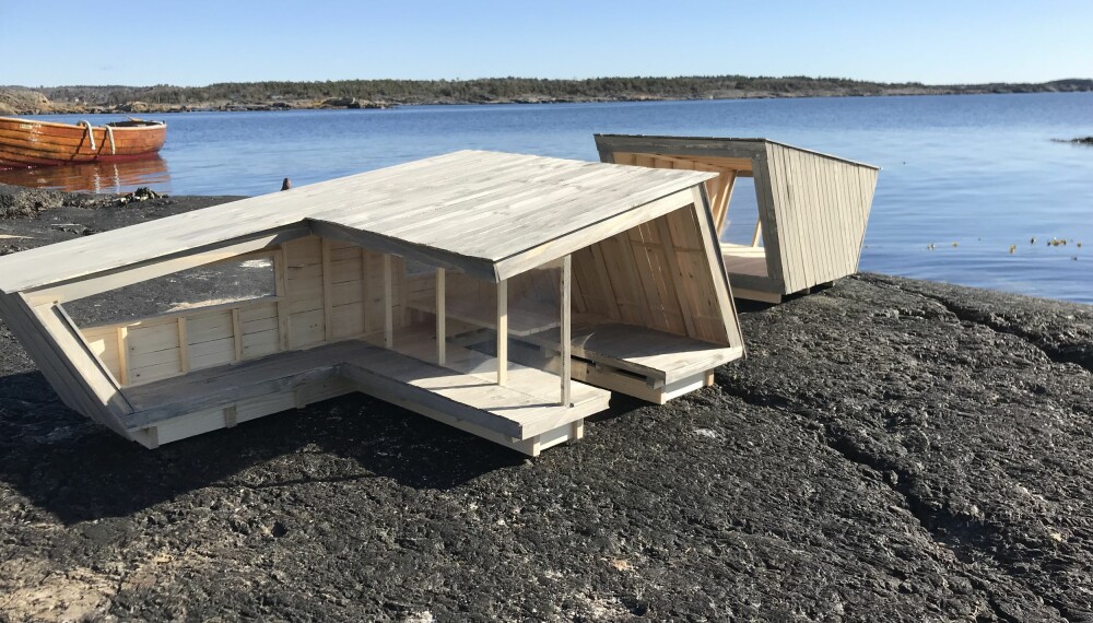 PADLELED VESTFOLD: Modell av hvordan Padlehukene vil se ut PADLELED VESTFOLD: Modell av hvordan Padlehukene vil se ut