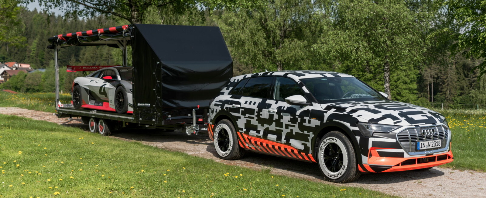 <b>HENGERFESTE: </b>Elbilen Audi e-Tron får hengerfeste. <b>HENGERFESTE: </b>Elbilen Audi e-Tron får hengerfeste.