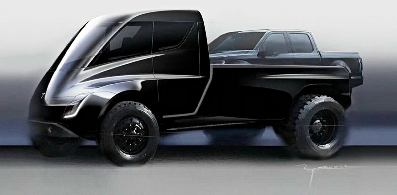 <b>TESLA PICKUP: </b>Det har allerede gått fem år siden Tesla presenterte planer om en helelektirsk pickup. Nå har Elon Musk sluppet ny informasjon. Illustrasjonsfoto <b>TESLA PICKUP: </b>Det har allerede gått fem år siden Tesla presenterte planer om en helelektirsk pickup. Nå har Elon Musk sluppet ny informasjon. Illustrasjonsfoto