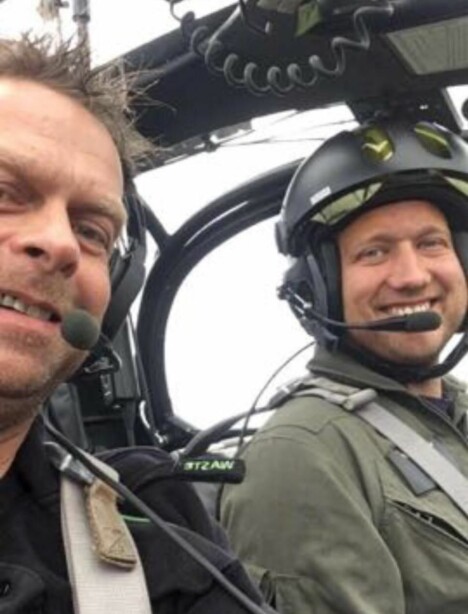 Jørn Skjelbred (t.v.) sammen med kompisen Christer Breiseth Myhre. Sistnevnte er en av dem som står bak ombyggingsprosjektet. Jørn Skjelbred (t.v.) sammen med kompisen Christer Breiseth Myhre. Sistnevnte er en av dem som står bak ombyggingsprosjektet.