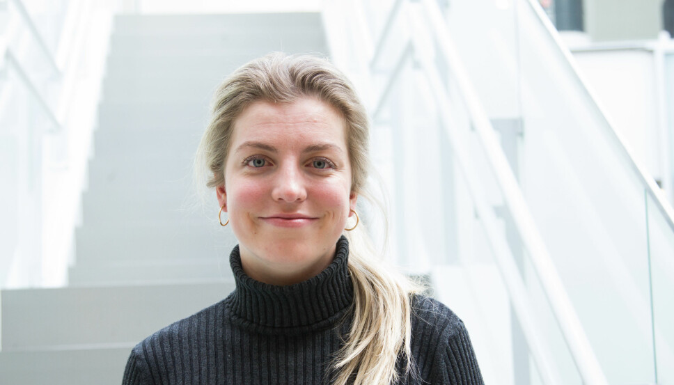 Stine Solli, sykepleier hos Sex og samfunn. Stine Solli, sykepleier hos Sex og samfunn.