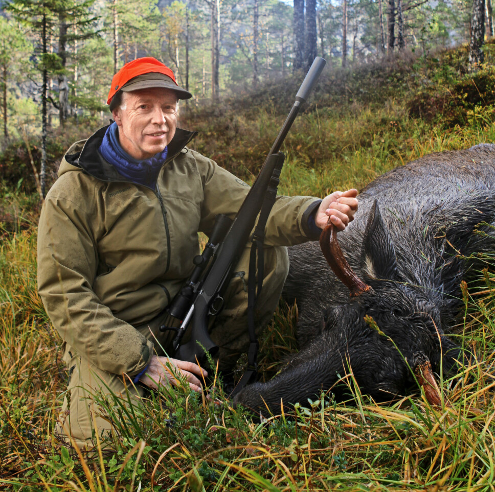 Stig med oksen skutt på “Blåbandposten” – en trang post, men en effektiv post. Stig med oksen skutt på “Blåbandposten” – en trang post, men en effektiv post.