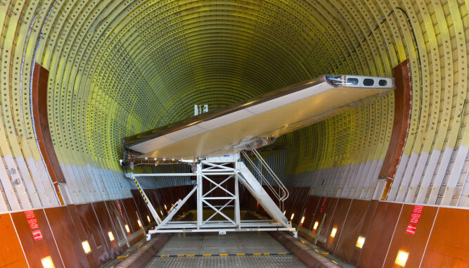 <b>GIGANTISK:</b> De innvendige dimensjonene til Beluga ST minner om en katedral. Beluga XL blir 30 prosent større med plass til to flyvinger istedefor en. <b>GIGANTISK:</b> De innvendige dimensjonene til Beluga ST minner om en katedral. Beluga XL blir 30 prosent større med plass til to flyvinger istedefor en.