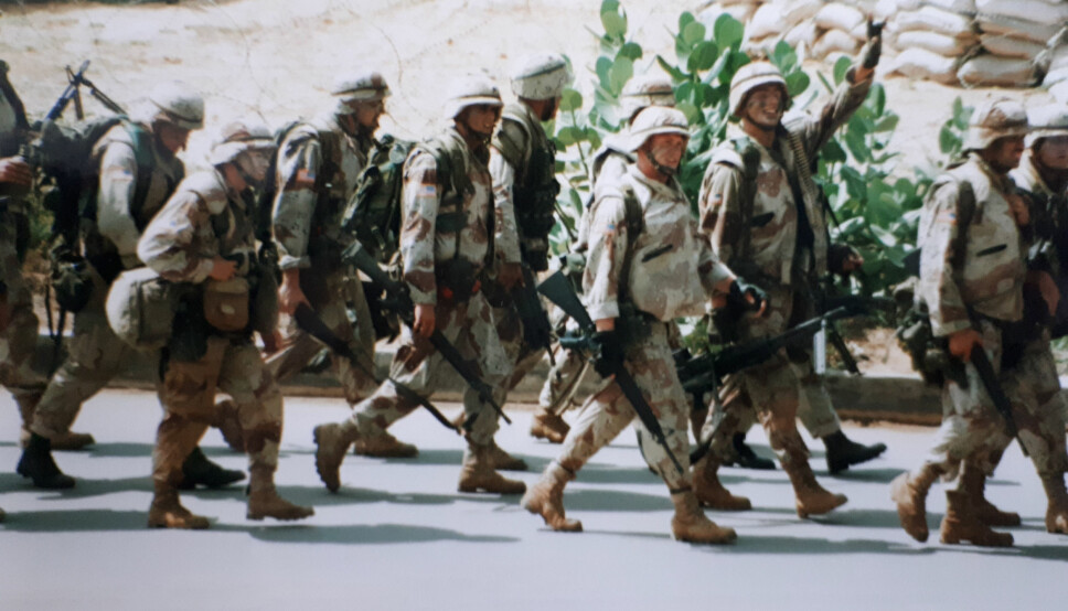 <b>TRAKK SEG UT:</b> Amerikanske soldater vant få venner i Somalia, erindrer Lars Christian Baavold <b>TRAKK SEG UT:</b> Amerikanske soldater vant få venner i Somalia, erindrer Lars Christian Baavold
