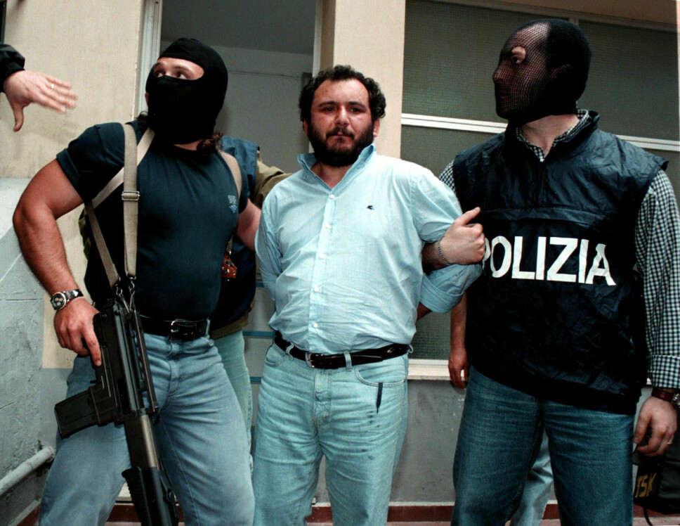 <b>SVINET TATT: </b>Mafiabøddelen Giovanni Brusca, med tilnavnet Svinet, ble arrestert i 1996. Det var han som detonerte bilbomben som drepte Giovanni Falcone. <b>SVINET TATT: </b>Mafiabøddelen Giovanni Brusca, med tilnavnet Svinet, ble arrestert i 1996. Det var han som detonerte bilbomben som drepte Giovanni Falcone.