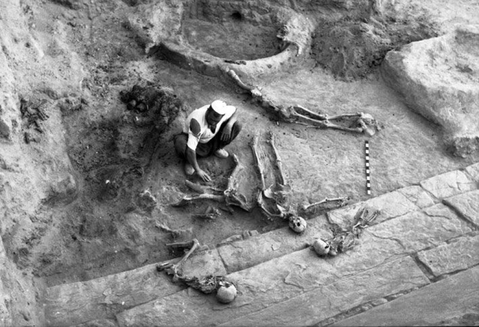 <b>SLAKTET NED BARN:</b> Ingen slapp unna. Menn, kvinner og barn ble slaktet ned for fote da krigerne inntok og utslettet byen Hansanlu for 2500 år siden. Likene ble liggende og begravd i brennende ruiner. <b>SLAKTET NED BARN:</b> Ingen slapp unna. Menn, kvinner og barn ble slaktet ned for fote da krigerne inntok og utslettet byen Hansanlu for 2500 år siden. Likene ble liggende og begravd i brennende ruiner.