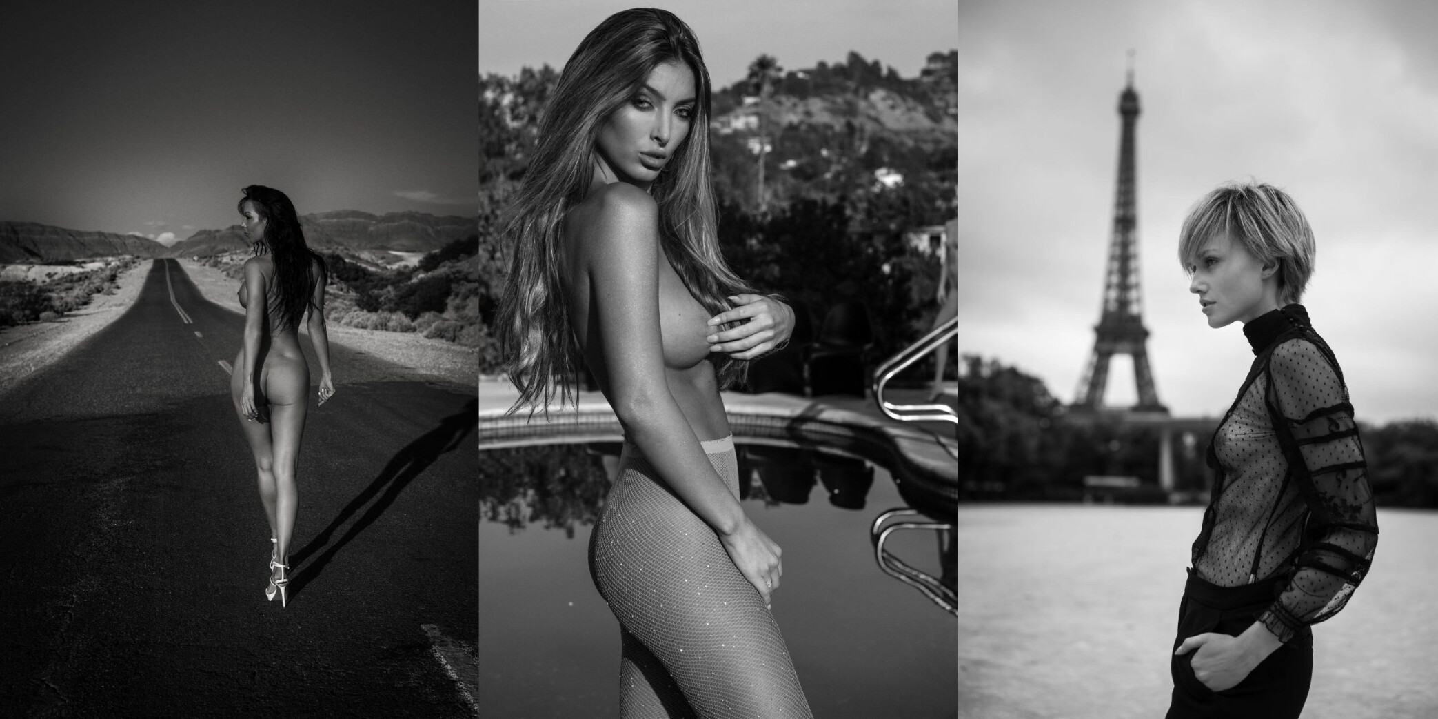 <b>MANFRED BAUMANN-KALENDER:</b> «Entourage»-skuespiller Alexia Rae Castillo (midten) er blant kvinnene som stiller opp i fotograf Manfred Baumanns erotiske kalender for 2019. <b>MANFRED BAUMANN-KALENDER:</b> «Entourage»-skuespiller Alexia Rae Castillo (midten) er blant kvinnene som stiller opp i fotograf Manfred Baumanns erotiske kalender for 2019.