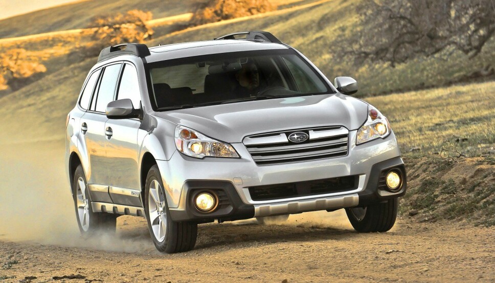Bildet viser en Subaru Outback 2013-modell Bildet viser en Subaru Outback 2013-modell