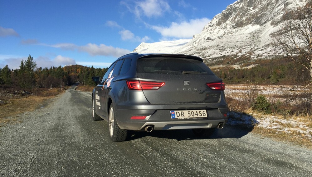 UTSTYRT FOR NORGE: Firehjulstrekk og litt høyere bakkeklaring enn en vanlig Seat Leon. UTSTYRT FOR NORGE: Firehjulstrekk og litt høyere bakkeklaring enn en vanlig Seat Leon.