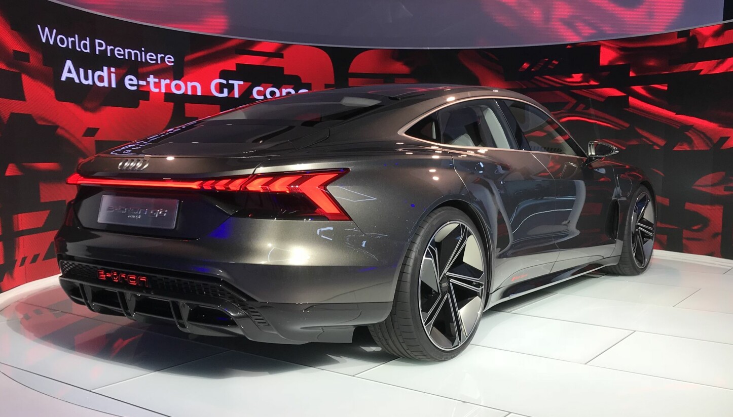 TESLA-KILLER: I 2020 kommer Audi med en elbil som kommer til å bli svært lik denne. TESLA-KILLER: I 2020 kommer Audi med en elbil som kommer til å bli svært lik denne.