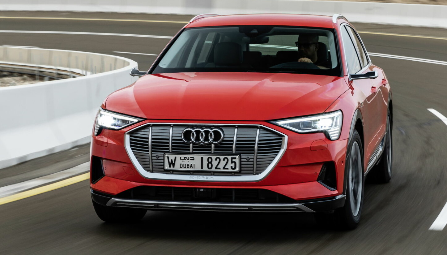 RASKERE: Audi jobber med en kraftigere versjon av Audi e-tron 55. RASKERE: Audi jobber med en kraftigere versjon av Audi e-tron 55.