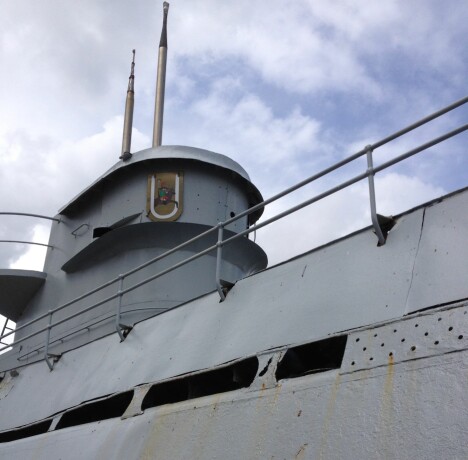Kommandotårnet på U-534 Kommandotårnet på U-534