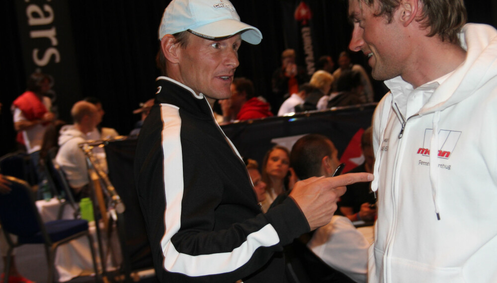 MEN ER DET IKKE…: Ex-Tottenham-spiller Teddy Sheringham gjenkjenner skistjernen på pokerturnering i Monte Carlo. MEN ER DET IKKE…: Ex-Tottenham-spiller Teddy Sheringham gjenkjenner skistjernen på pokerturnering i Monte Carlo.