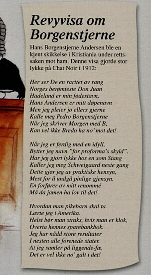 Visa om Borgenstjerne. Visa om Borgenstjerne.