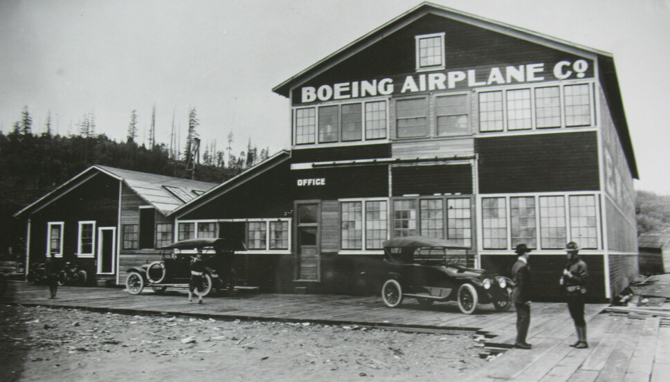 STARTEN: Det første bygget til Boeing Airplane Company. STARTEN: Det første bygget til Boeing Airplane Company.