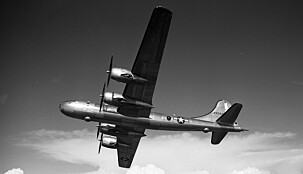 ATOMBOMBEFLY: B-29 Superfortress var også signert Boeing, og Egtvedt ledet arbeidet med å utvikle flytypen som slapp atombombene over Hiroshima og Nagasaki. ATOMBOMBEFLY: B-29 Superfortress var også signert Boeing, og Egtvedt ledet arbeidet med å utvikle flytypen som slapp atombombene over Hiroshima og Nagasaki.