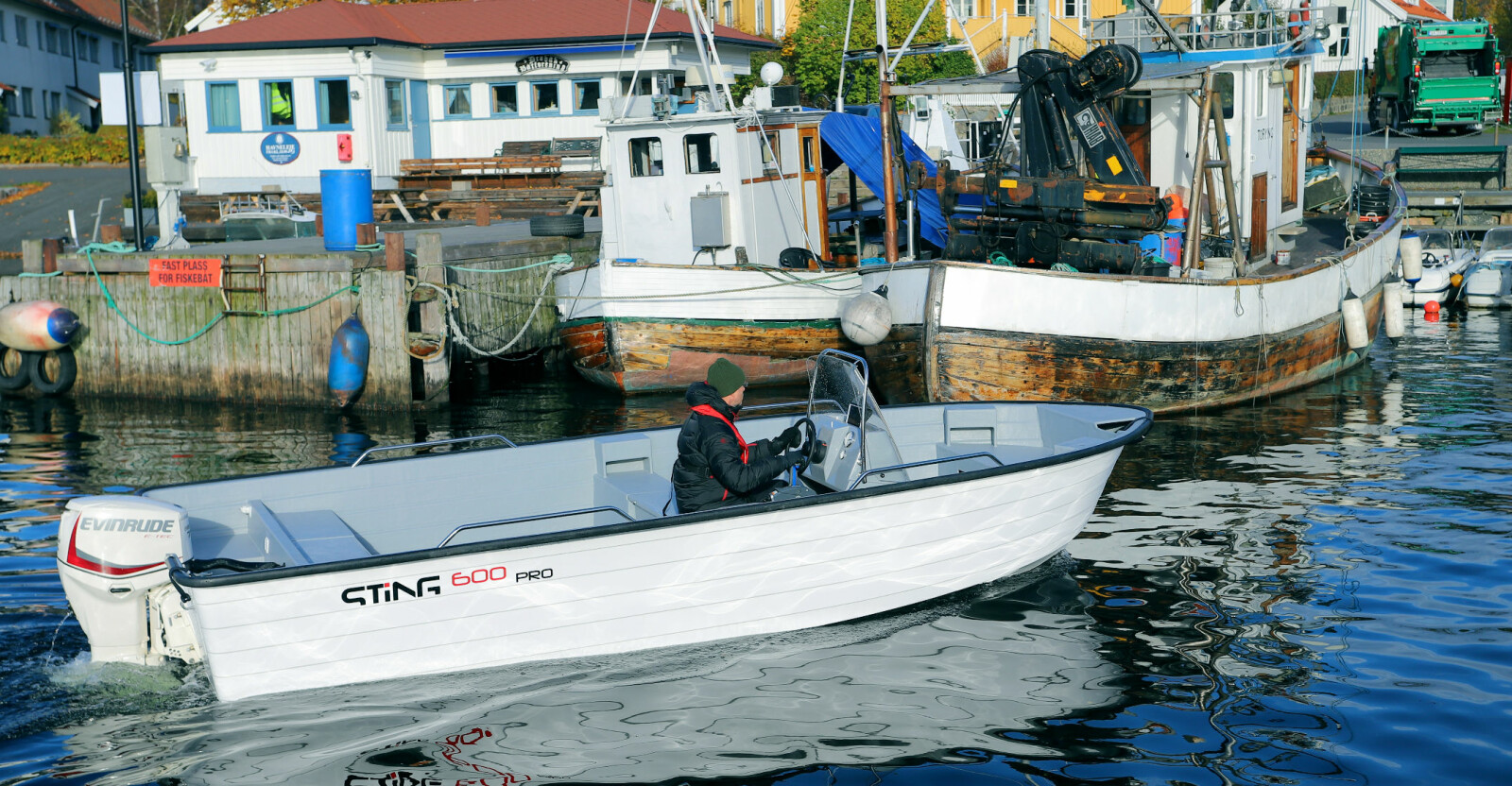 I FISKEHAVNA: Her passer Sting 600 Pro perfekt inn, enten det er til hobby- eller yrkesbruk. I FISKEHAVNA: Her passer Sting 600 Pro perfekt inn, enten det er til hobby- eller yrkesbruk.