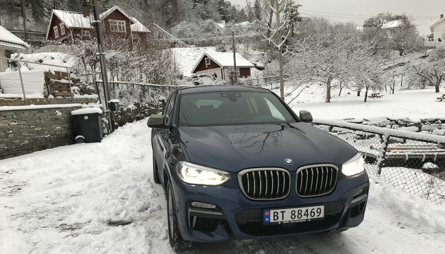 PRØVEKJØRT: BMW X4 M40d. PRØVEKJØRT: BMW X4 M40d.