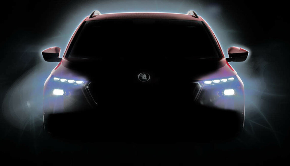 NY SUV FRA SKODA: Skoda kommer snart med sin tredje SUV, her er første smakebit på den. NY SUV FRA SKODA: Skoda kommer snart med sin tredje SUV, her er første smakebit på den.