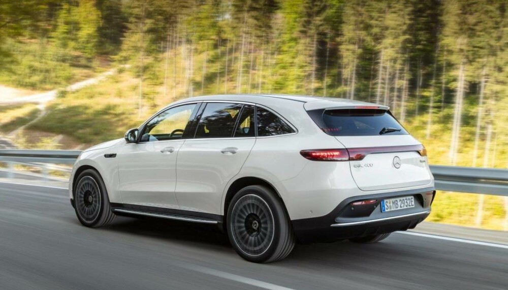 <b>LEVERING I SOMMER: </b>EQC følger i hjulsporene til Tesla Model X, Jaguar I-Pace og Audi e-tron når den kommer til Norge i sommer. <b>LEVERING I SOMMER: </b>EQC følger i hjulsporene til Tesla Model X, Jaguar I-Pace og Audi e-tron når den kommer til Norge i sommer.